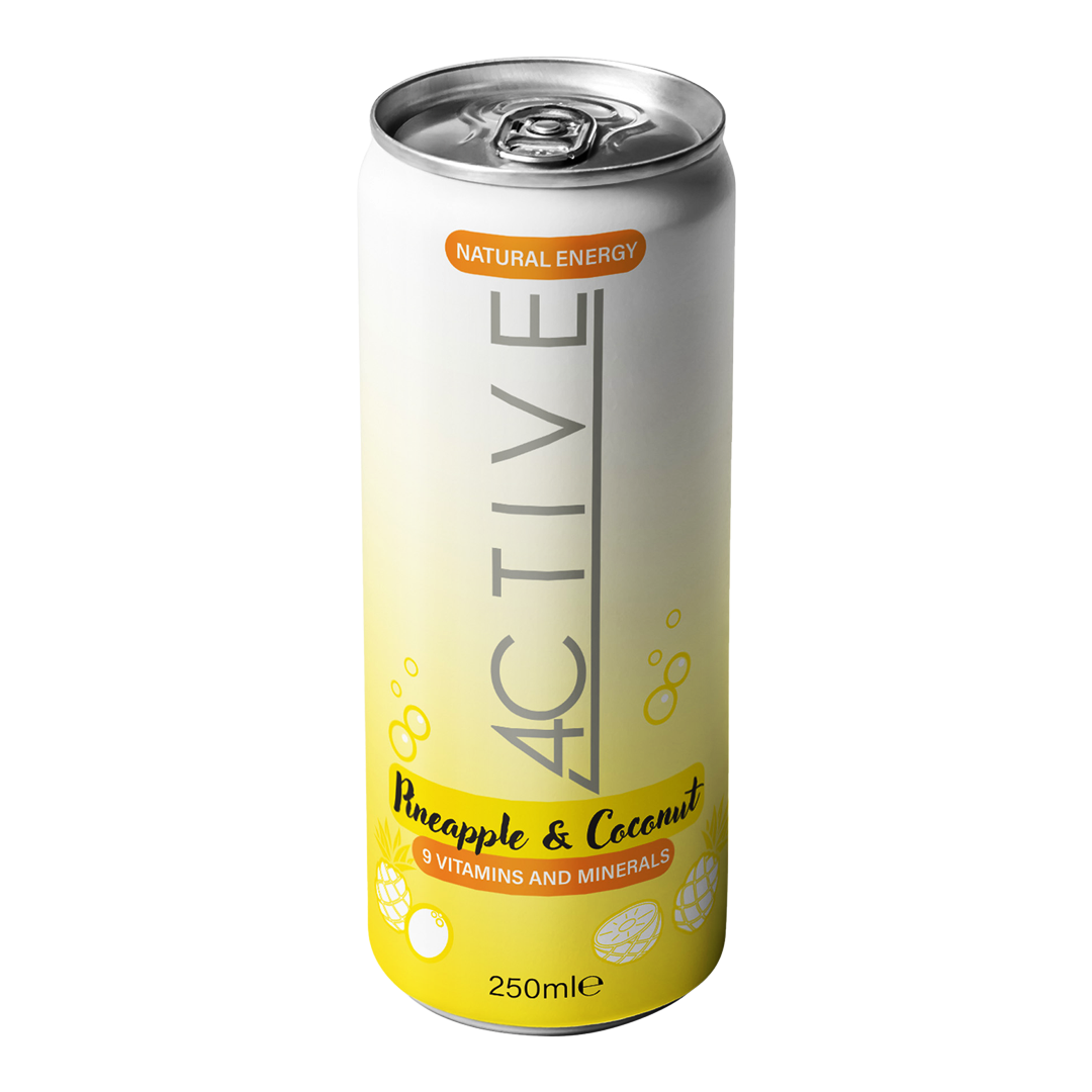 4CTIVE Drink Pineapple & Coconut - Vitamin and Natural Energy